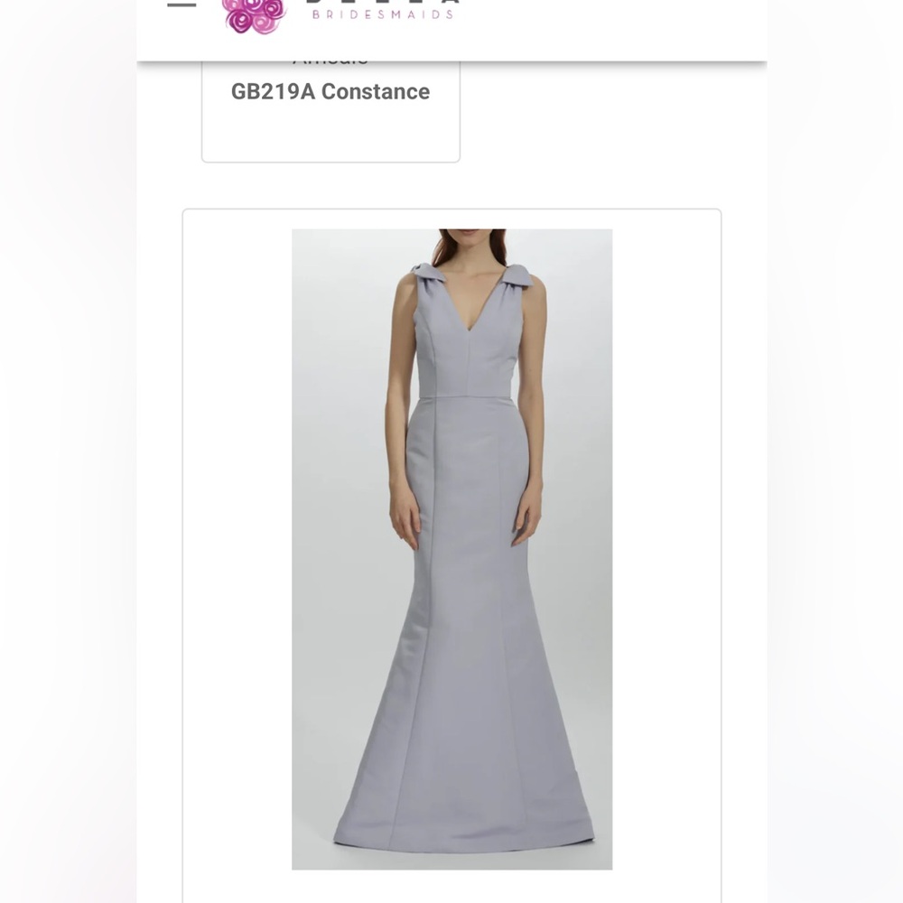 Amsale Light blue Maxi Dress